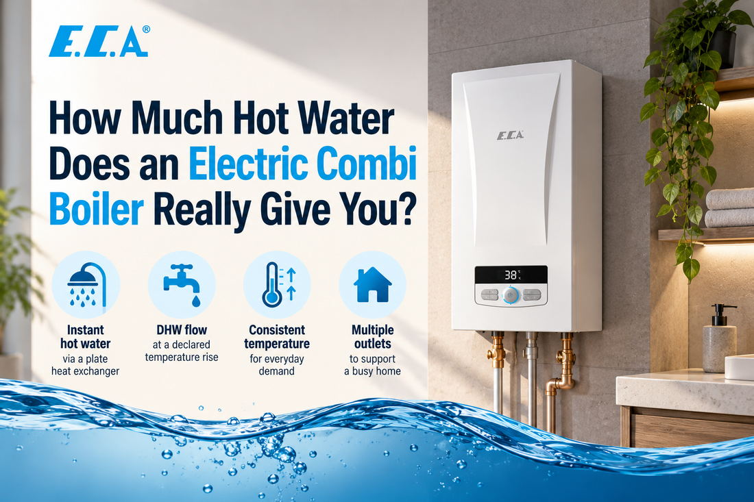 ECA combi boiler hot water 