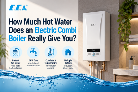 ECA combi boiler hot water 