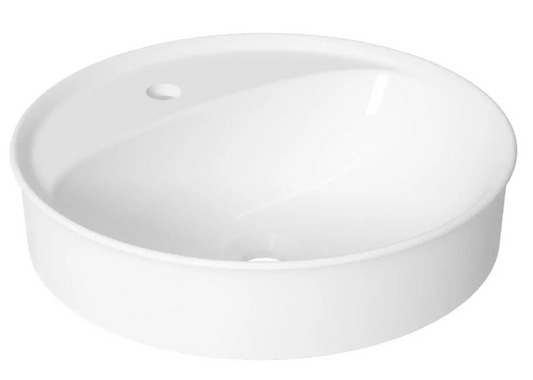 White ceramic bowl on a white background