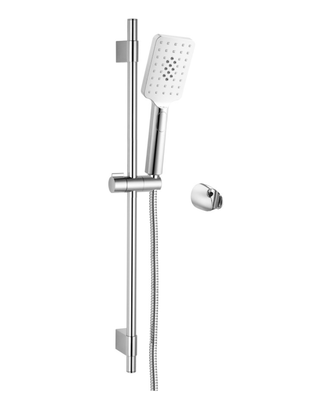 E.C.A. Tiera Plus Sliding.Rail Hand Shower Set Matte B