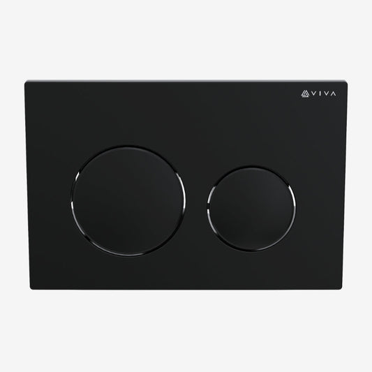 Skylo Ultra12 Matt Black Dual Flush Plate