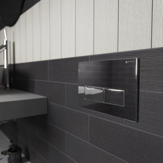 Skylo Ultra20 Gloss Chrome Dual Flush Plate