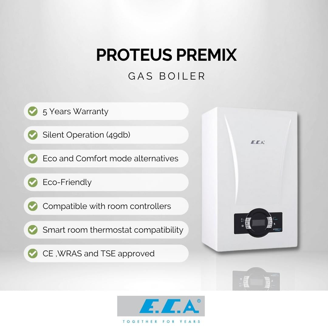 ECA 30KW PROTEUS PREMIX Gas Combi Boiler