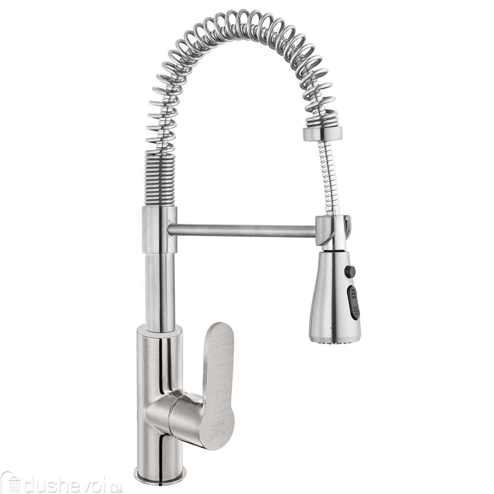 E.C.A. Nita Sink Mixer Stainless Steel Effect
