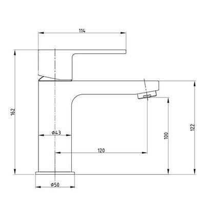 E.C.A. Nita Basin Mixer