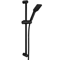 E.C.A. Tiera Sliding Rail Hand Shower Set 1-Function Matte B