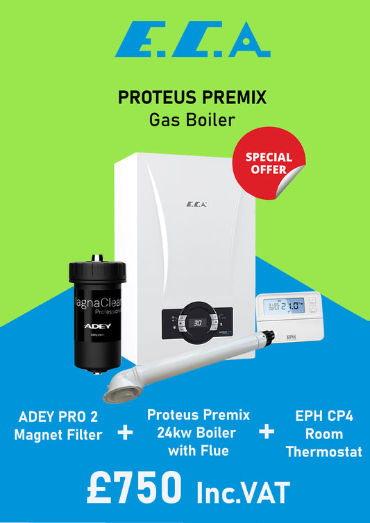 ECA 24KW PROTEUS PREMIX Gas Combi Boiler