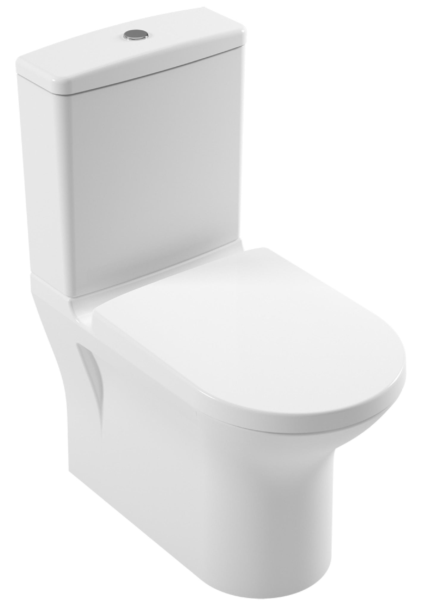 Serel Nita Back-To-Wall Close-Coupled WC Pan (63 × 35.5 cm)