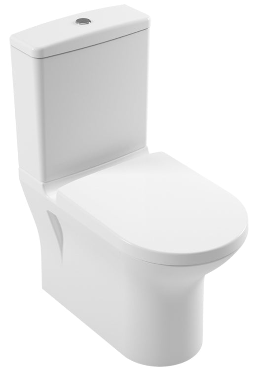 Serel Nita Back-To-Wall Close-Coupled WC Pan (63 × 35.5 cm)